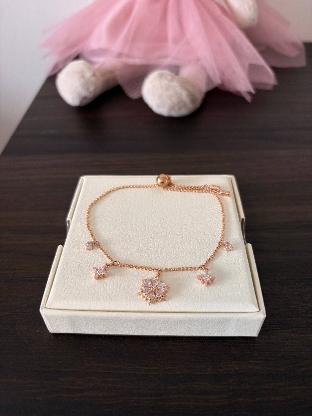 Swarovski Magic Snowflake Bracelet Rose Gold